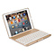 iPadspullekes.nl iPad 2020/2021 10.2 Inch toetsenbord hoes goud