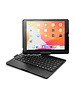 iPadspullekes.nl iPad 2020/2021 10.2 Inch toetsenbord draaibare case zwart