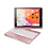 iPadspullekes.nl iPad 2020/2021 10.2 Inch toetsenbord draaibare case roze