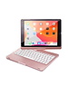 iPadspullekes.nl iPad 2020/2021 10.2 Inch toetsenbord draaibare case roze