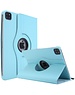 iPadspullekes.nl iPad Air 11 Inch 2024 / 10.9 Inch 2022/2020 / Pro 11 Inch 2022/2021/2020 360 graden licht blauw