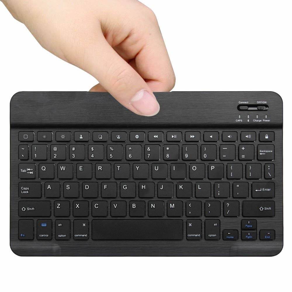 iPad toetsenbord zwart klein ✓Draadloos - Morgen bezorgd! - iPadspullekes
