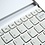 iPadspullekes.nl iPad Air toetsenbord bluetooth aluminium case wit