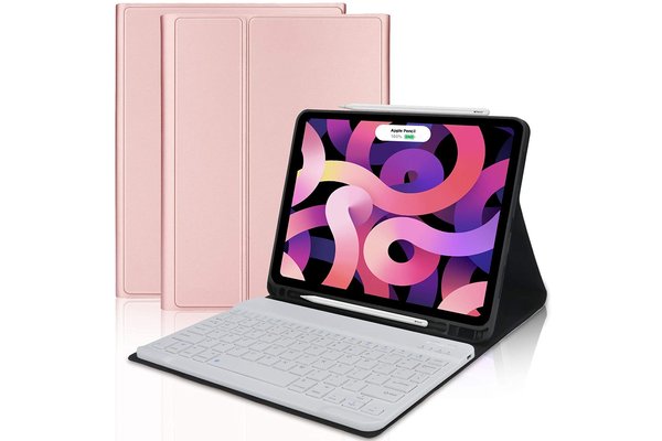 iPadspullekes.nl iPad Pro 2018 11-inch toetsenbord afneembaar roze