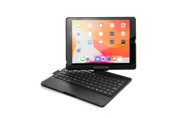 iPadspullekes.nl iPad Pro 10.5/Air 2019 toetsenbord draaibare case zwart