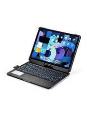iPadspullekes.nl iPad Pro 11 inch 2020/2021/2022 Toetsenbord Case Zwart 360 graden draaibaar met Touchpad  Muis