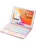 iPadspullekes.nl iPad 2020/2021 10.2 Inch toetsenbord hoes roze