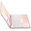 iPadspullekes.nl iPad 2020/2021 10.2 Inch toetsenbord hoes roze