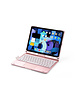 iPadspullekes.nl iPad Air 11 Inch 2024 / 10.9 Inch 2022/2020 Toetsenbord Case Rosé Goud 360 graden draaibaar met Touchpad  Muis