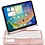 iPadspullekes.nl iPad 2022 10.9 Inch 10de Generatie Toetsenbord Case Rosé Goud 360 graden draaibaar met Touchpad  Muis