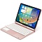 iPadspullekes.nl iPad 2022 10.9 Inch 10de Generatie Toetsenbord Case Rosé Goud 360 graden draaibaar met Touchpad  Muis