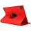 iPadspullekes.nl iPad Pro 13-inch (2024) 360 Graden Hoes Rood Leer