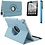 iPadspullekes.nl iPad Mini 4 hoes 360 graden leer licht blauw