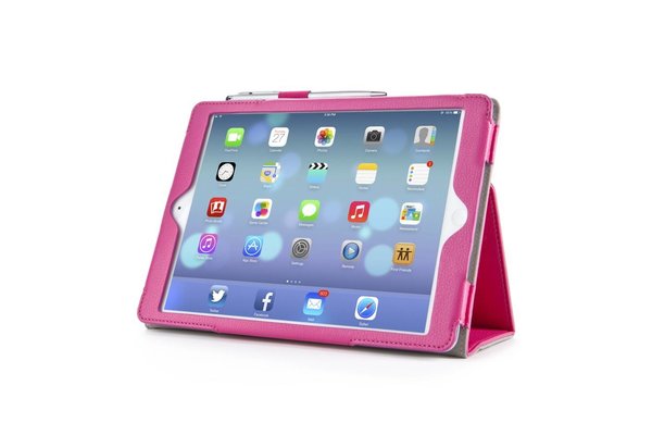 i-Blason Leather Slim Book Case for iPad Air roze