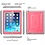 Supcase Unicorn Beetle Protective Case for iPad Air 2 roze en grijs