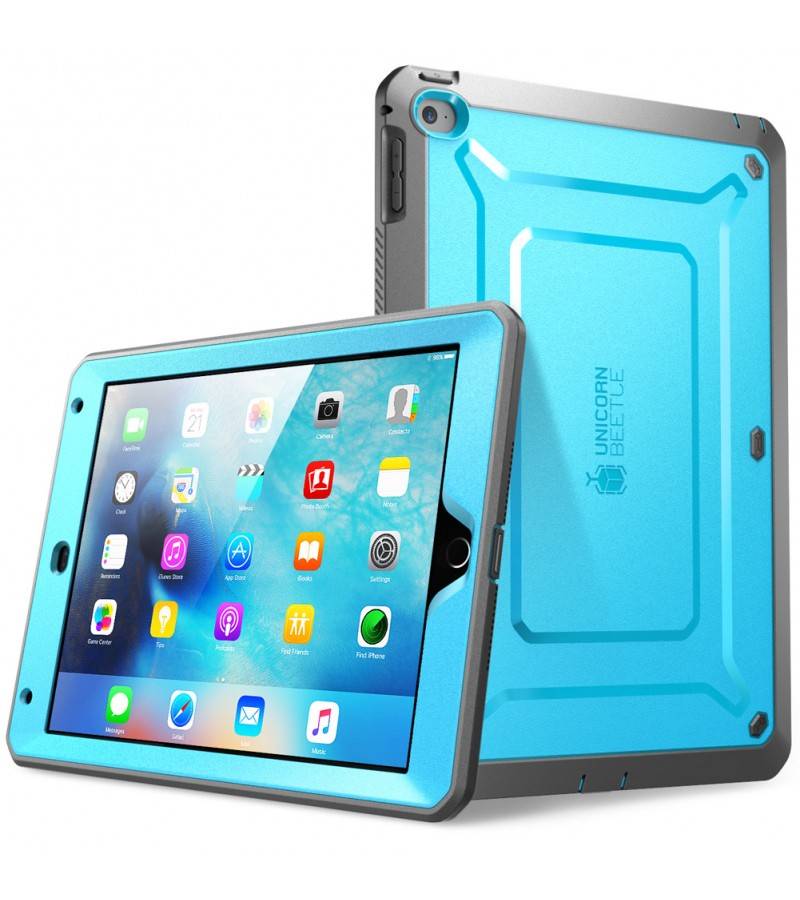 Unicorn Beetle Protective Case voor iPad Mini 4 blauw