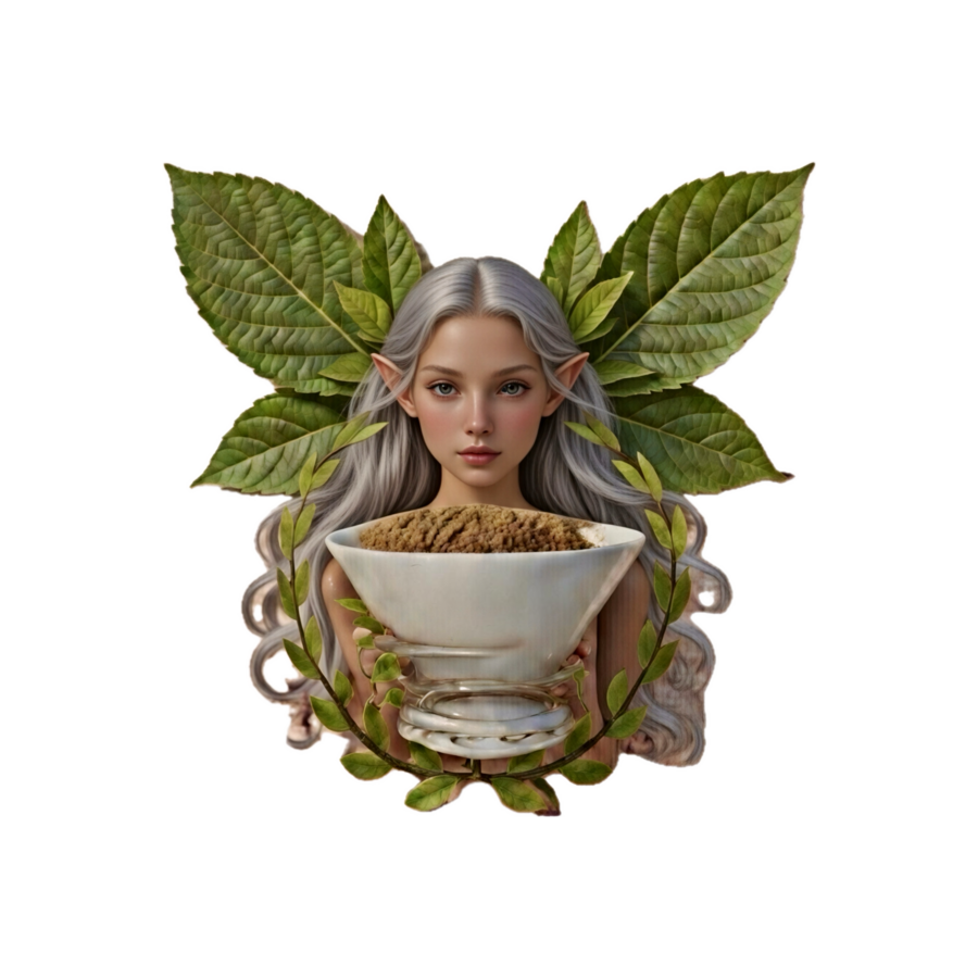 White Sumatra kratom in plant-based capsules for botanical analysis.-1