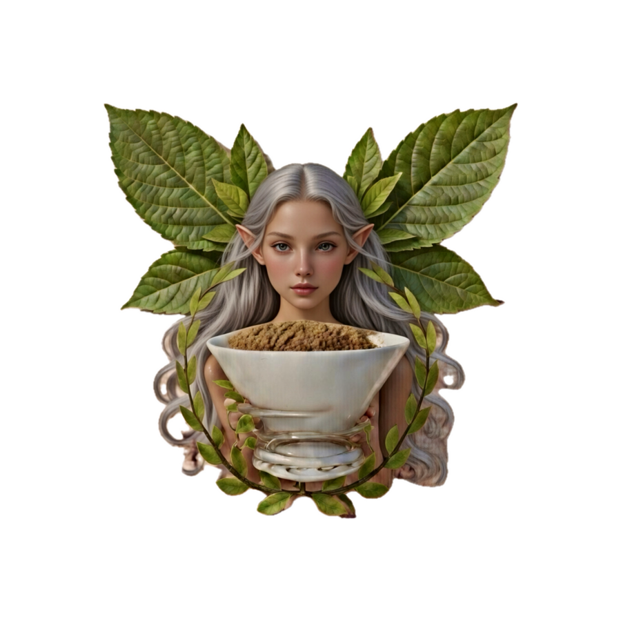 Witte Sumatra kratom in plantaardige capsules voor botanische analyse.-1