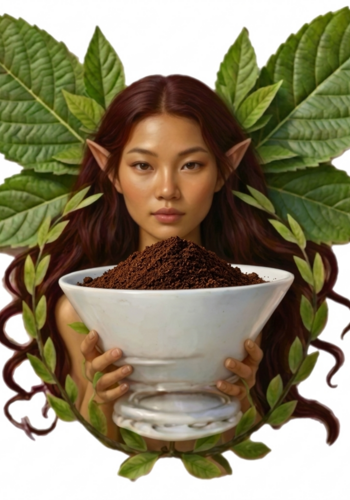 Fermented Red Kratom poeder. 