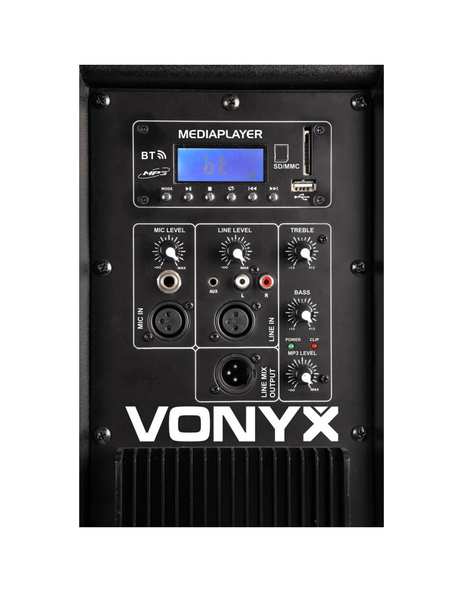 VONYX  AP215ABT Actieve Speaker 2x 15" 1200W