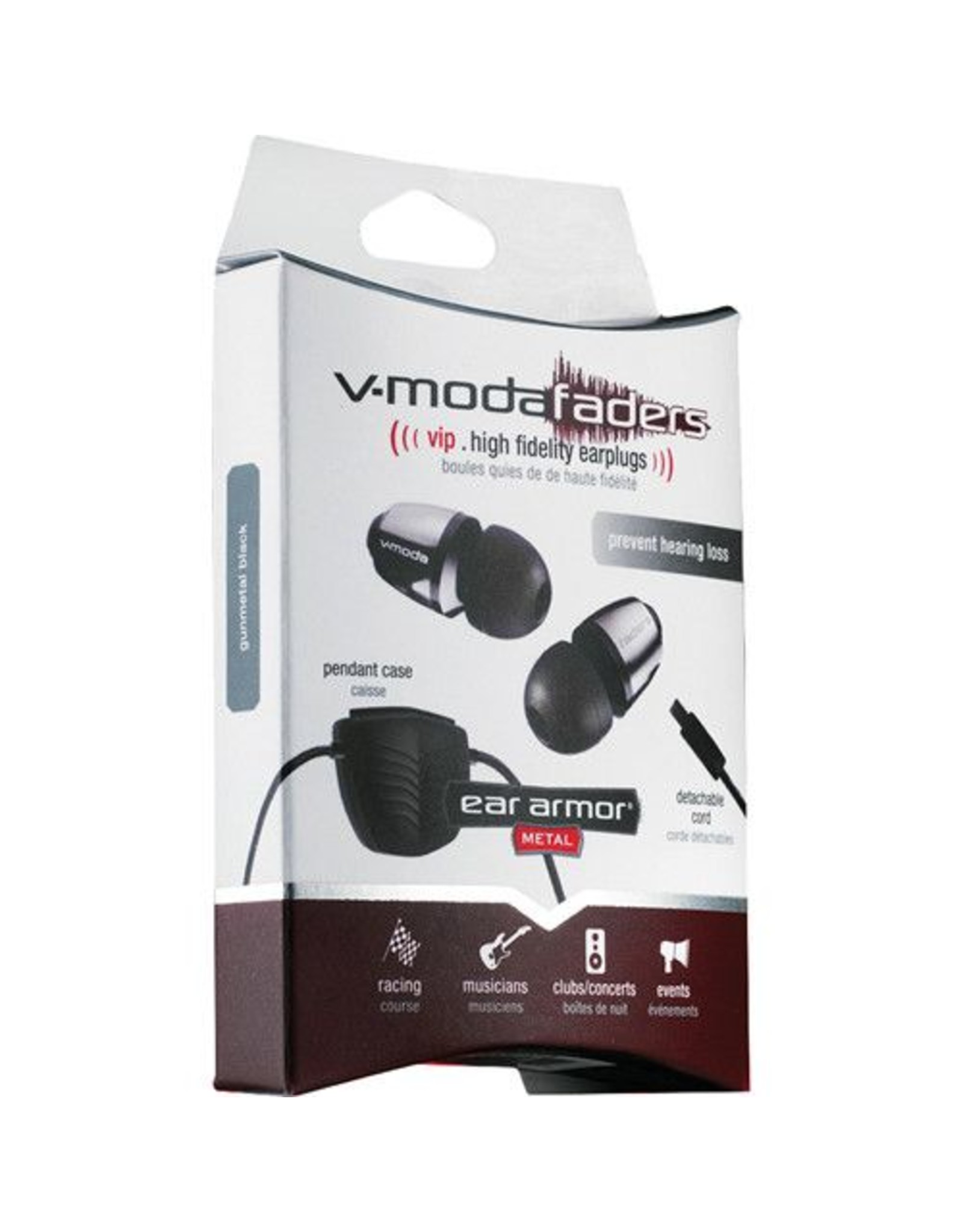 V-MODA EA-VFD-GM faders gunblack hearing protection
