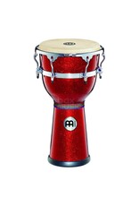 Meinl DJF3RSP fiber optic djembe, 12 inch red sparkle used model clearance
