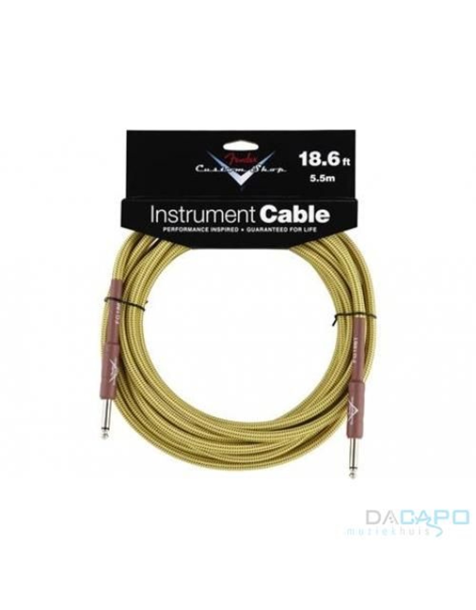 FENDER jack - 5.5 meter cable jack guitar - line Tweed Yellow