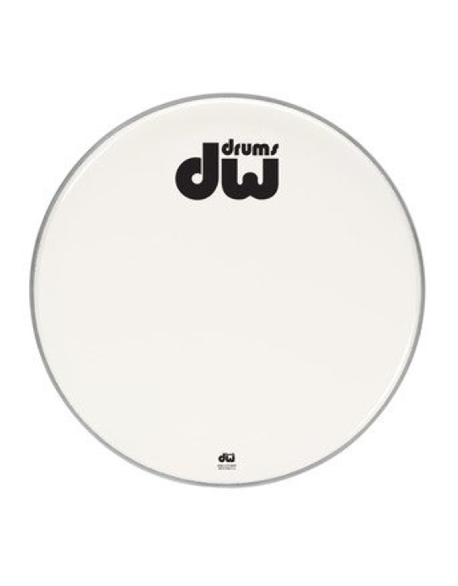 DW drumworkshop DW Bass Drum vorderen Kopf glatten weißen zweilagig 23 "DRDHAW23K