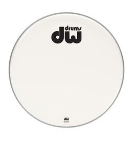 DW drumworkshop DW bass drum front head smooth white double-ply 23 "DRDHAW23K