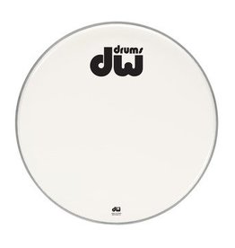 DW drumworkshop DW bassdrum fronthead smooth white double ply 23" DRDHAW23K