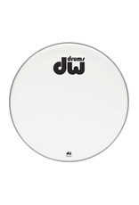 DW drumworkshop DW bass drum front head bilayer coated white 23 "DRDHACW23K