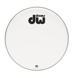 DW drumworkshop DW bassdrum fronthead dubbellaags coated white 23" DRDHACW23K