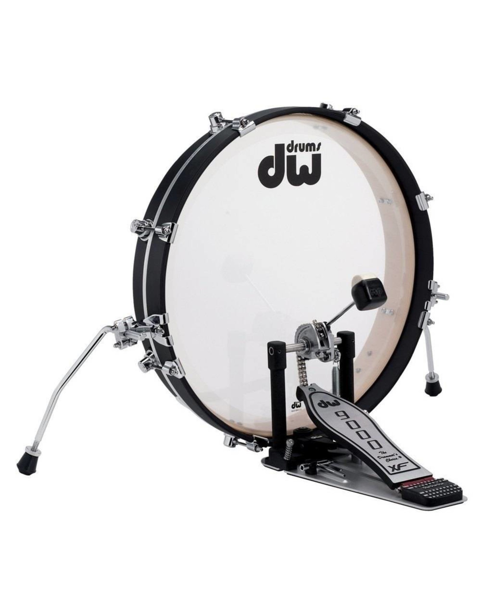 DW drumworkshop PANCAKE DDBD0320BLCR - DESIGN SERIES BASS DRUM 20 x 2.5