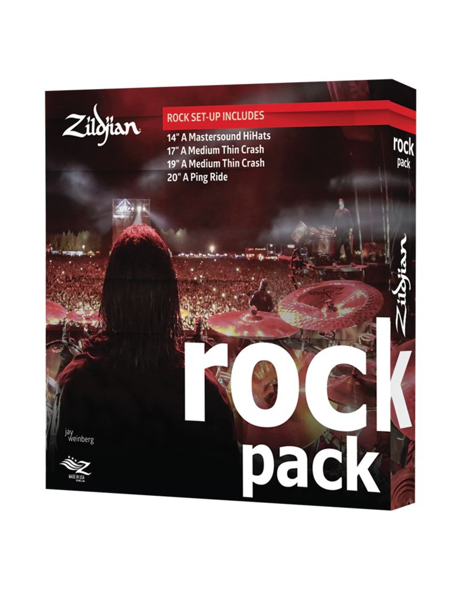 Zildjian  Cymbal set, A , Rock Pack, 14H/17+19Cr/21R