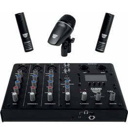 Sabian PSA SSKIT drum microphone mixer, recording kit