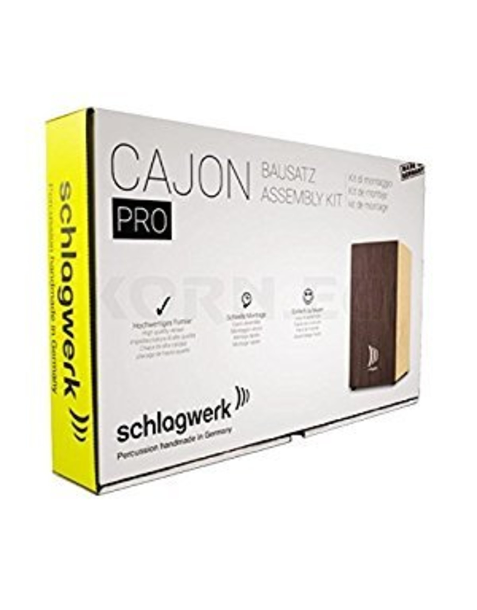 Schlagwerk Cajon building package PRO Wenge