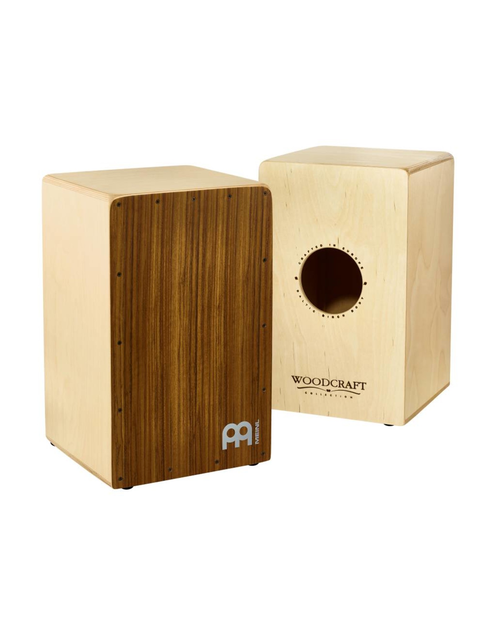 Meinl WCAJ300NT-OV Birch Woodcraft Snare Cajon with Ovangkol Frontplate