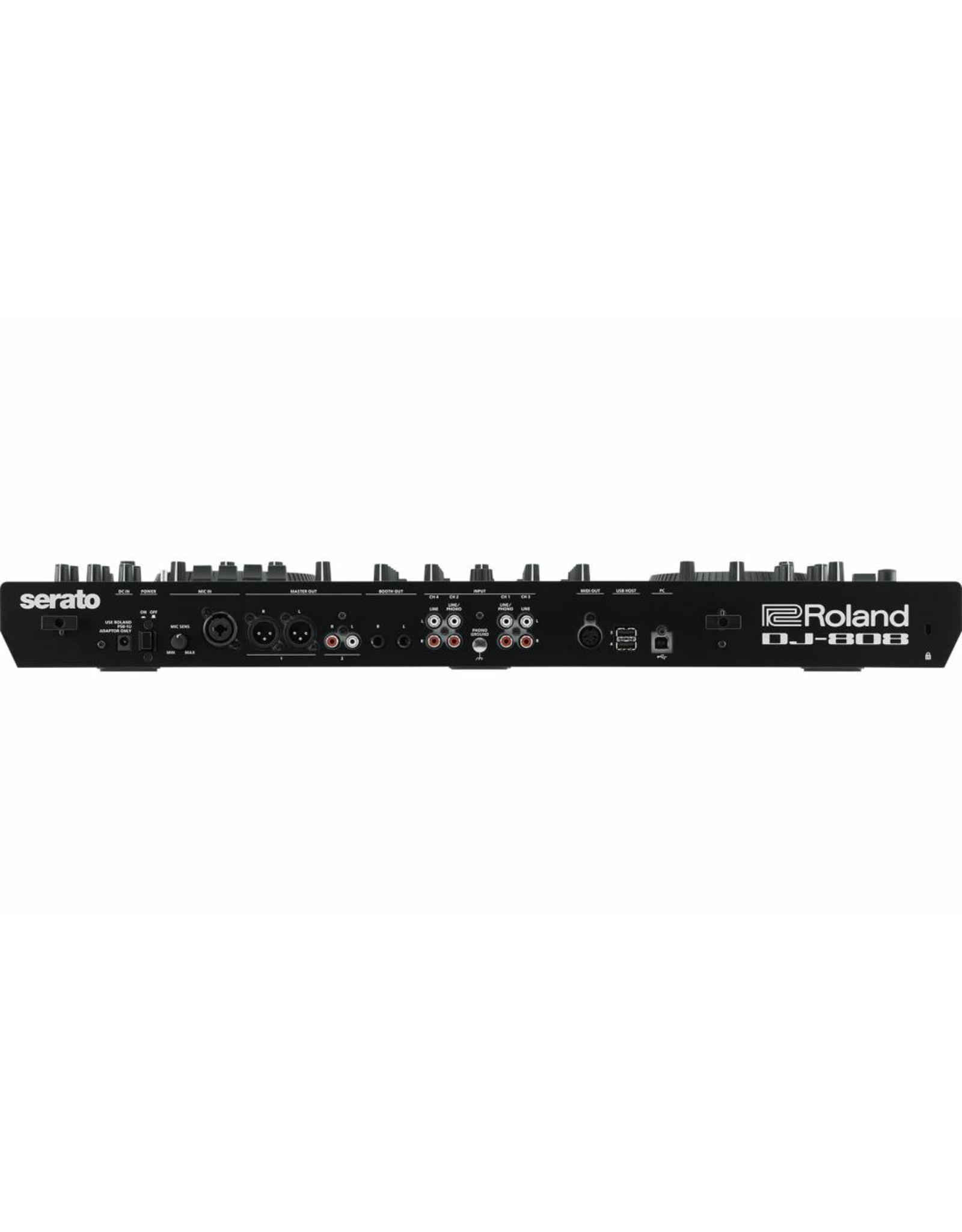 Roland Bundle DJ-808 DJ-Controller Serato DJ808 + case RRC-DJ808W winkelmodel