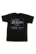 Zildjian ZIT4673 T-shirt Quincy Vintage Sign, L, zwart KTZIT4673