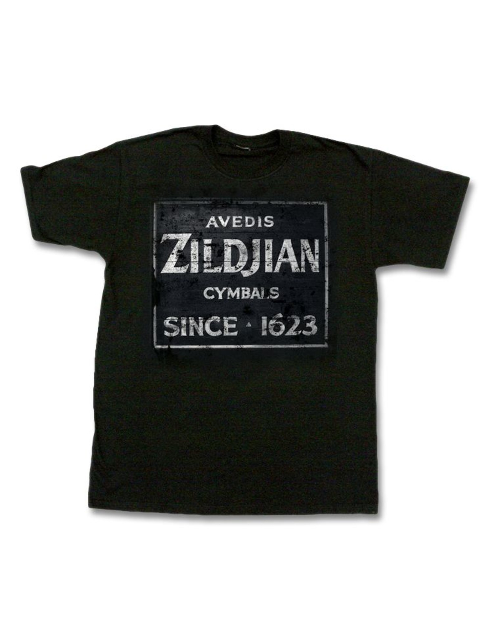 Zildjian ZIT4673 T-shirt Quincy Vintage Sign, L, zwart KTZIT4673