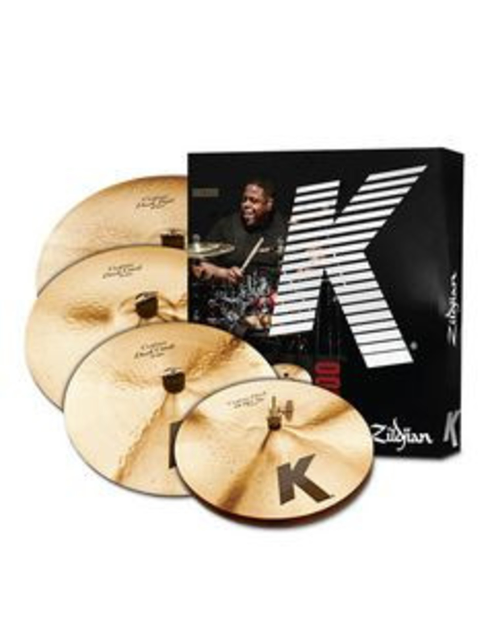 Zildjian  K Custom Dark ZIKCD900 Box set consisting of: 14HH, 16C, 18C, 20R