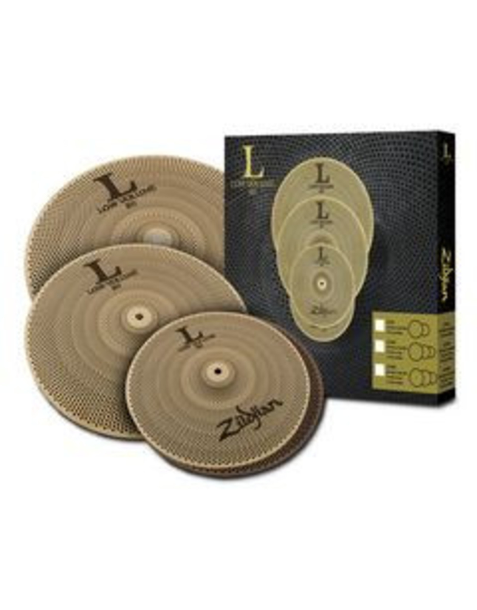 Zildjian LV468 Low Volume 468 Series Box Set ZILV468 14hh 16CR 18ride