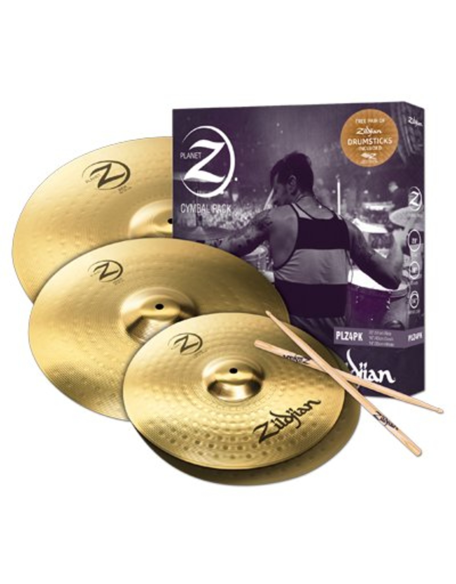 Zildjian  Cymbal set, Planet Z PLZ4PK cymbal pack