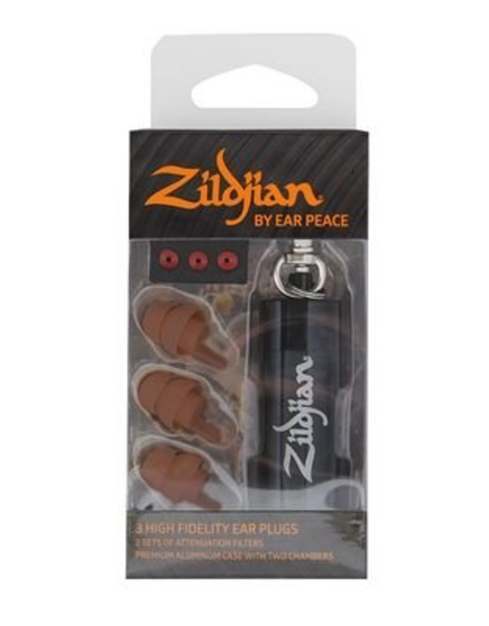 Zildjian  HD oordoppen donker (paar) ZIZPLUGSD, XPLUGSD