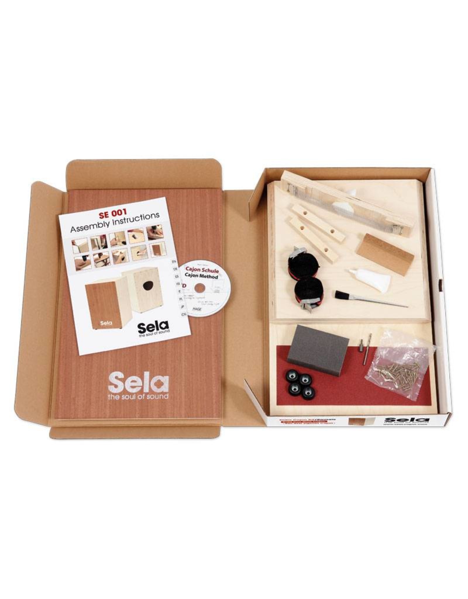 Sela SE 001 Snare Cajon Kit Medium bouwpakket zelfbouwcajon