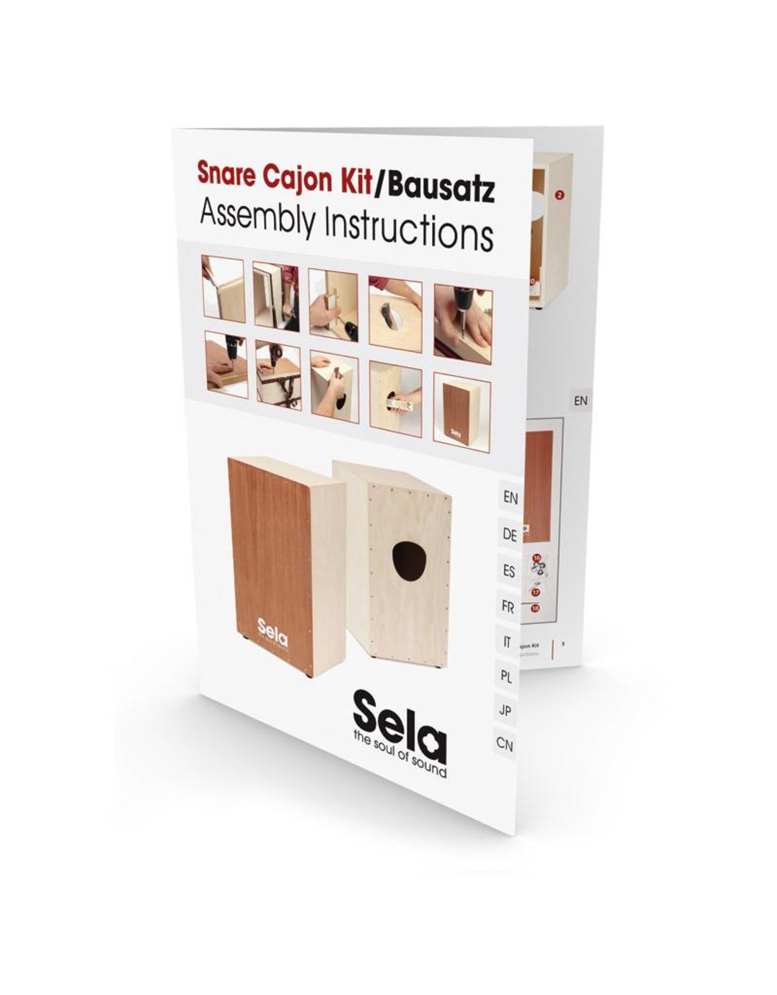 Sela SE 001 Snare Cajon Kit Medium bouwpakket zelfbouwcajon