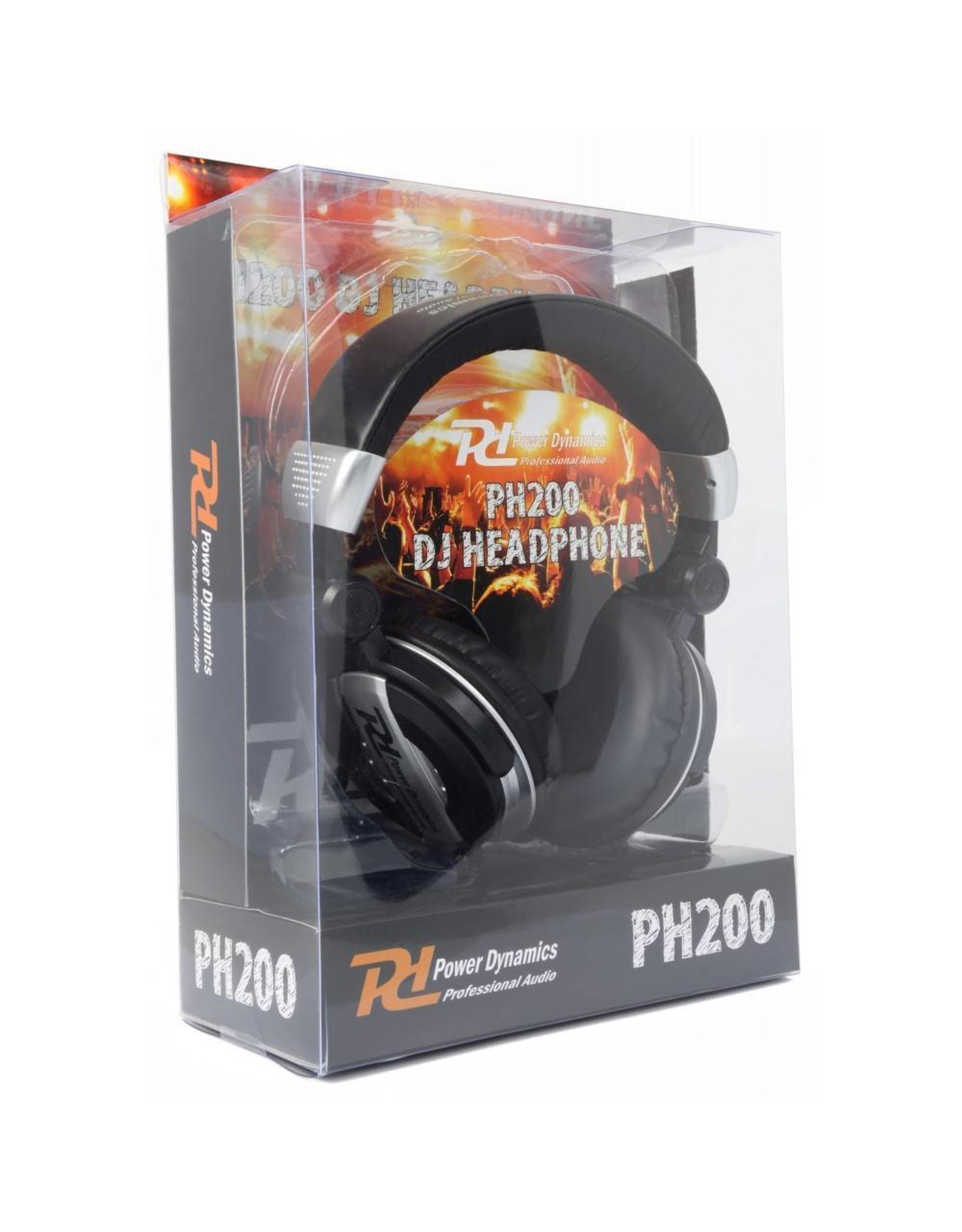 PD Power Dynamics  PH200 DJ Headphones Black