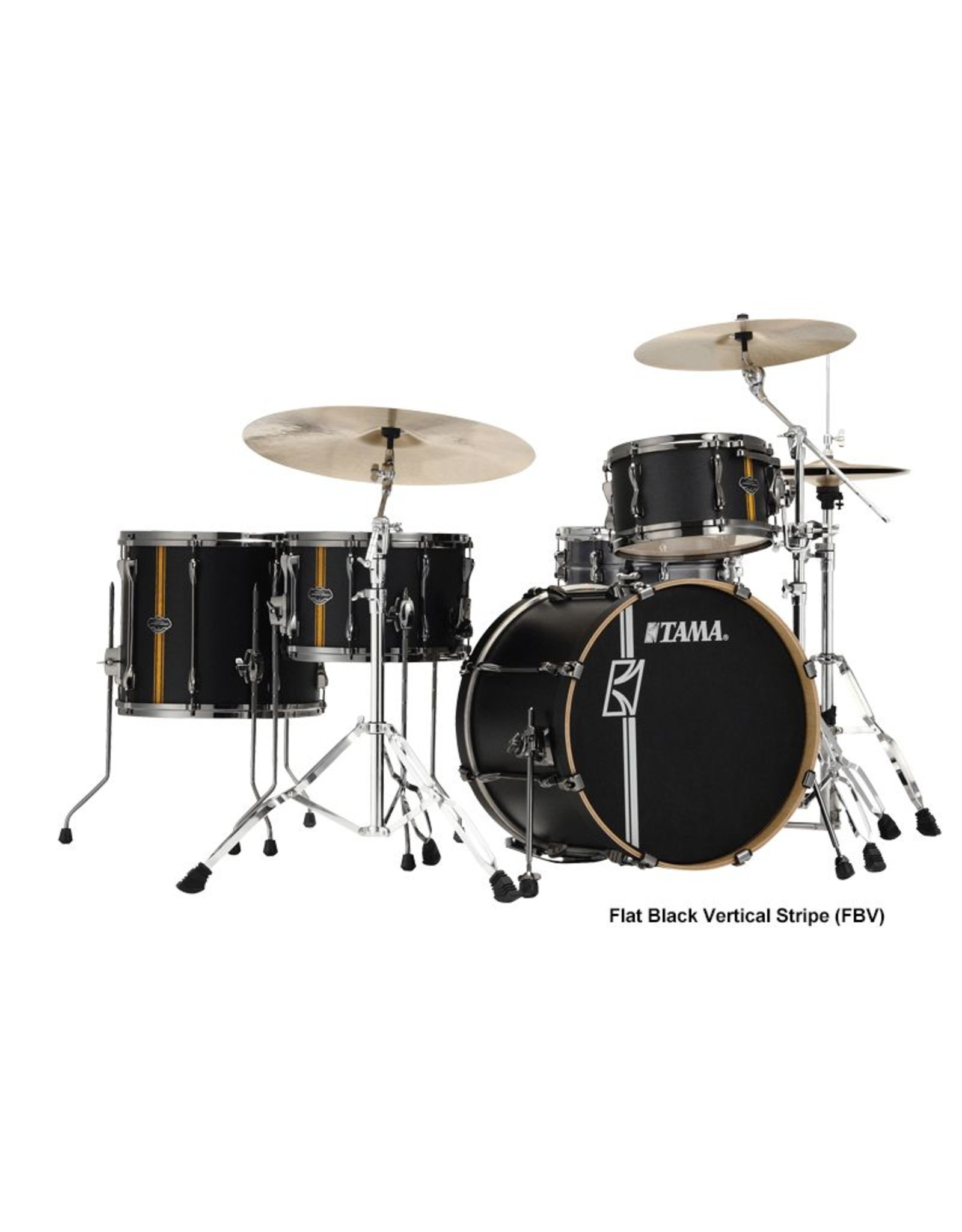 Tama ML40HZBN2-FBV Superstar HD Duo Snare Flat Black shellset