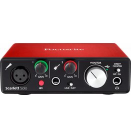 Focusrite RFO Scarlett Solo (2nd Gen) USB Audio Interface