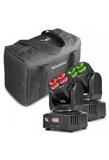 Beamz MHL36 Moving head set of 2 in bag